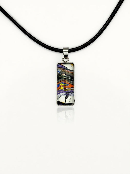 תליון מלבני כסוף (B560) - Takshitim