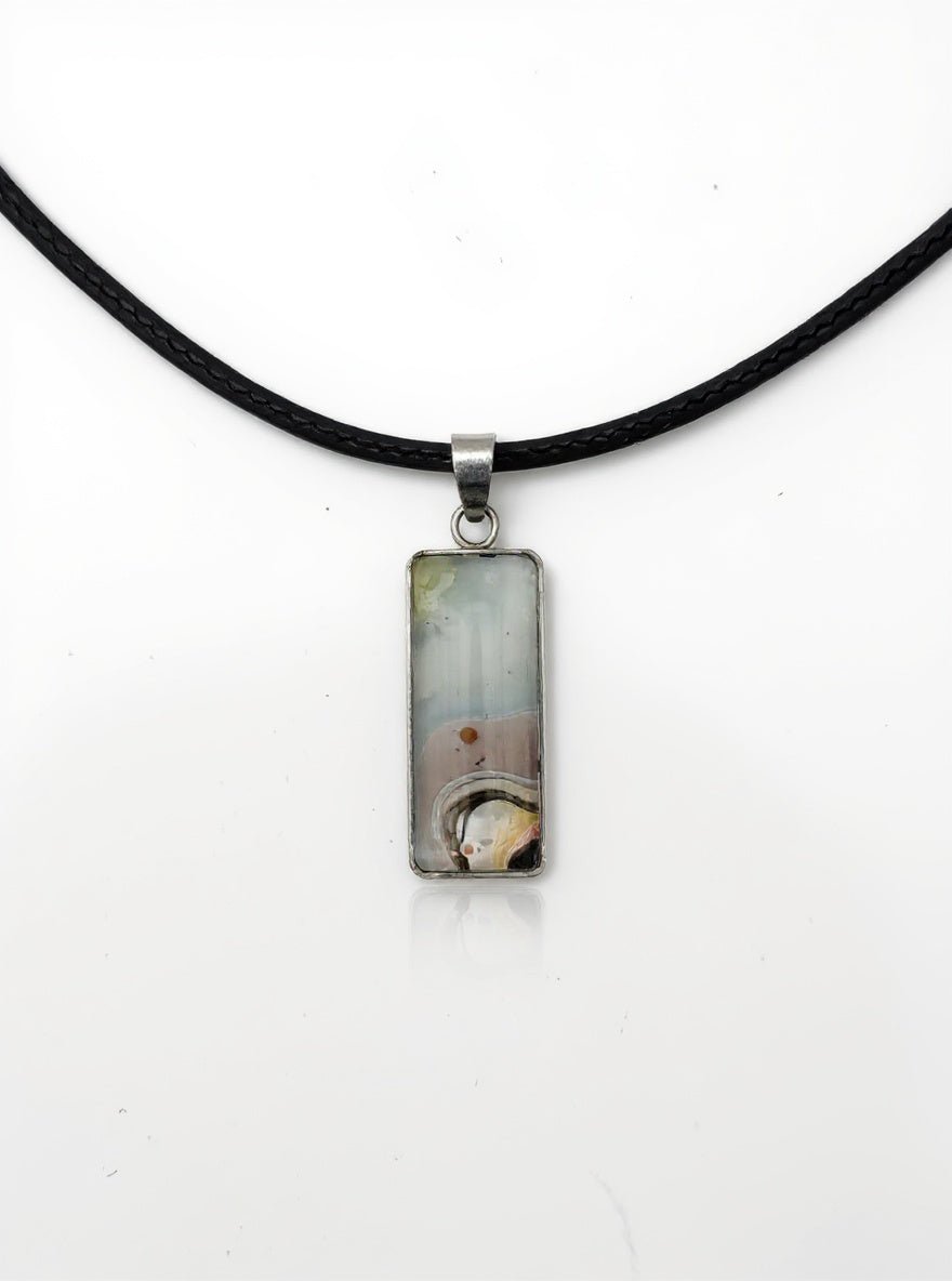 תליון מלבני כסוף (B561) - Takshitim