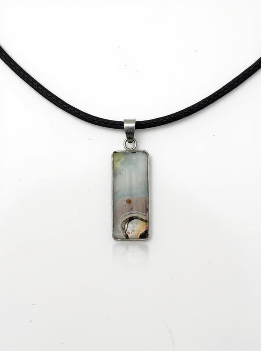 תליון מלבני כסוף (B561) - Takshitim