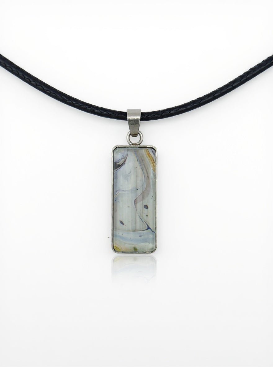 תליון מלבני כסוף (B562) - Takshitim