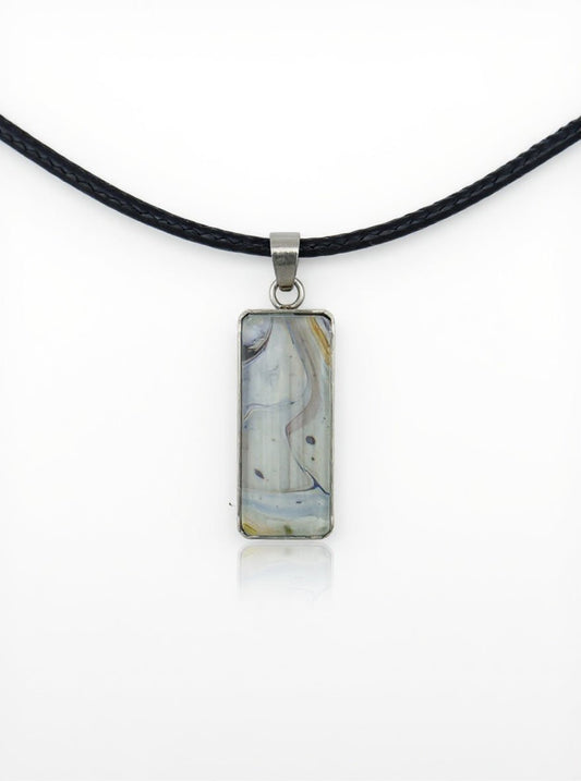 תליון מלבני כסוף (B562) - Takshitim